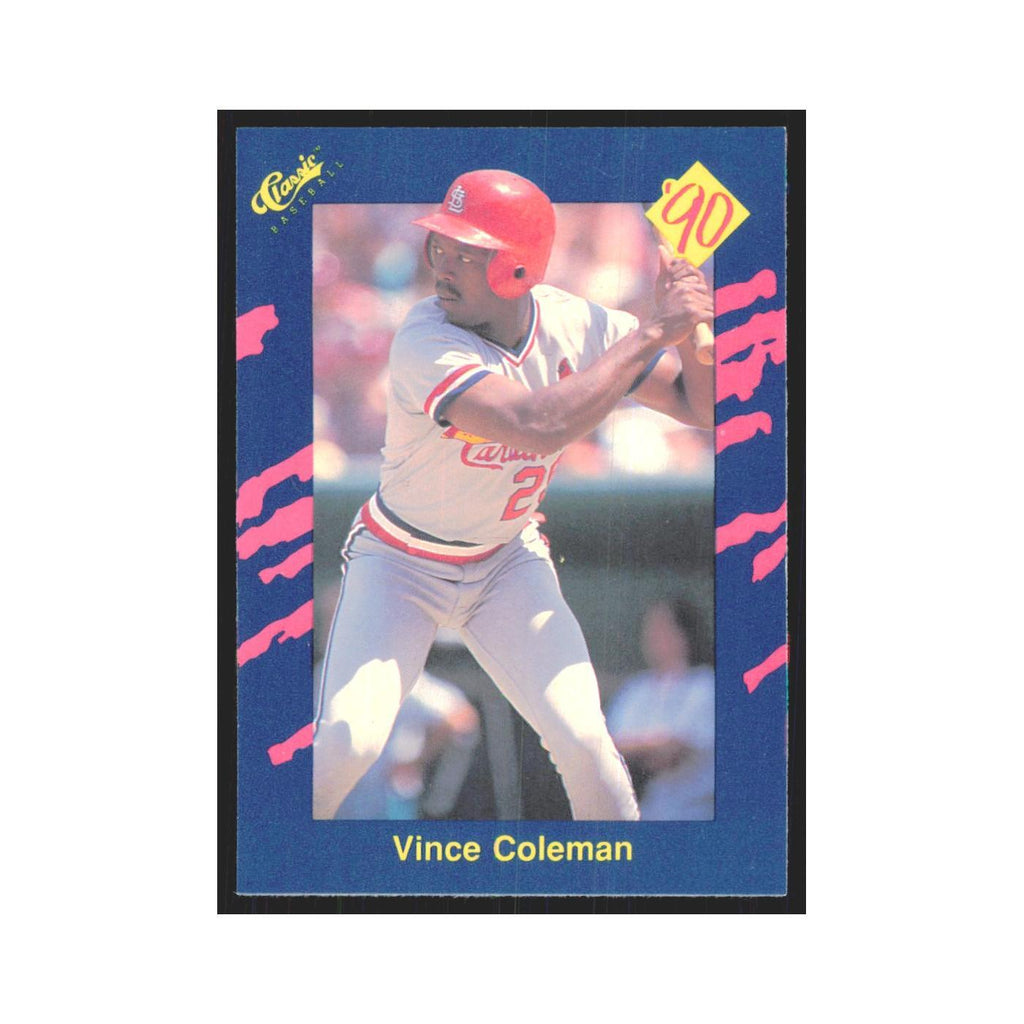 1990 Classic Vince Coleman Cardinals #105