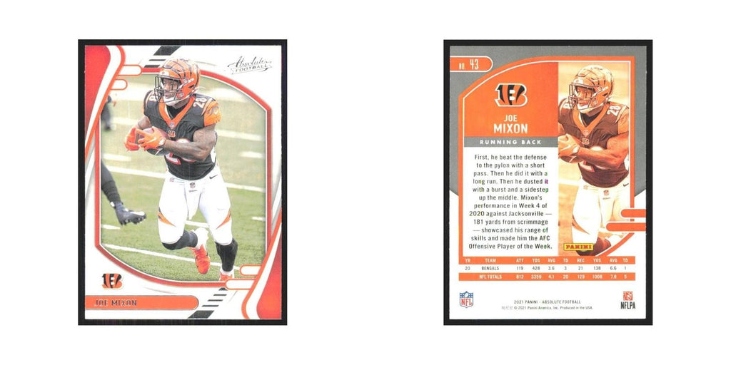2021 Panini Absolute Joe Mixon Bengals #43