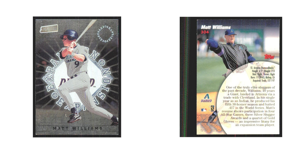 1998 Stadium Club Matt Williams Diamondbacks #304
