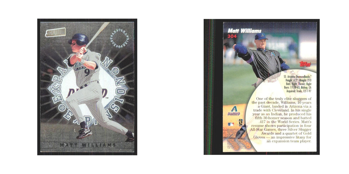 1998 Stadium Club Matt Williams Diamondbacks #304