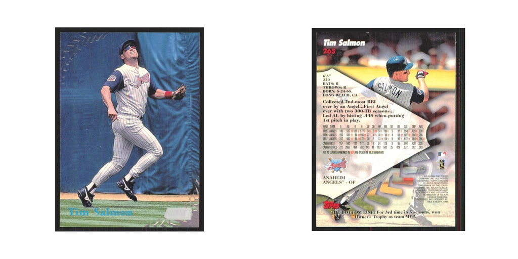 1998 Stadium Club Tim Salmon Angels #265