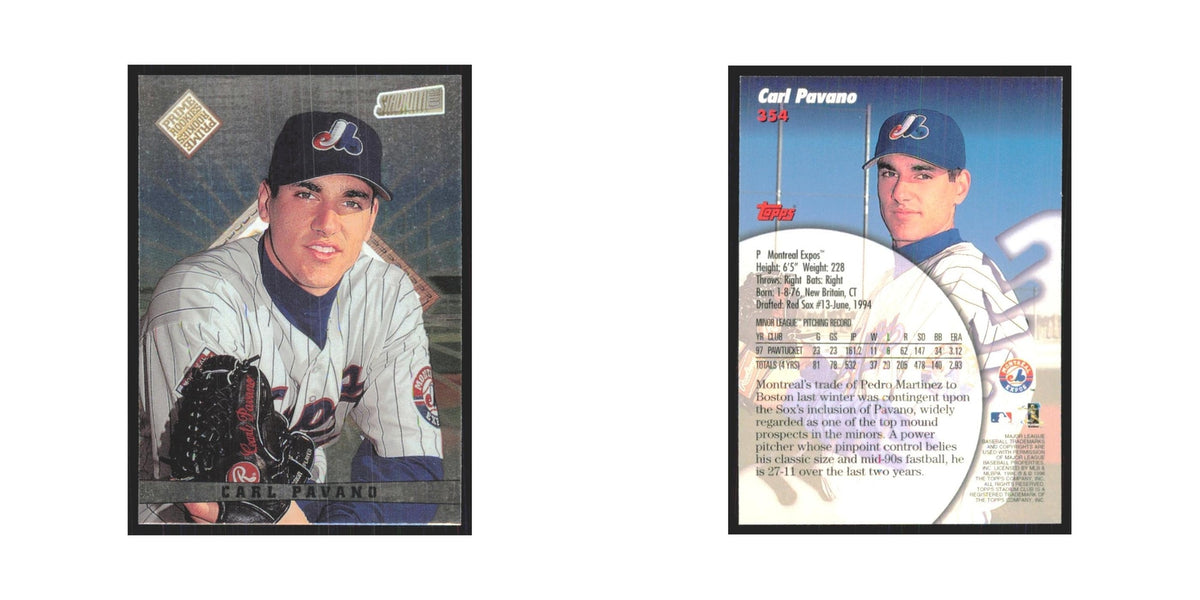 1998 Stadium Club Carl Pavano Montreal Expos #354