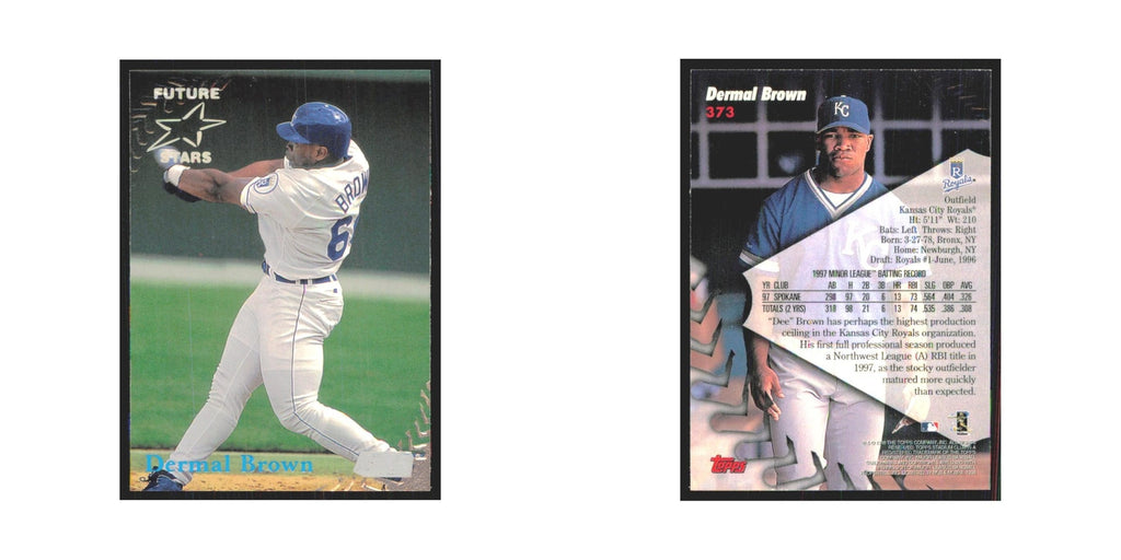 1998 Stadium Club Dermal Brown Royals #373