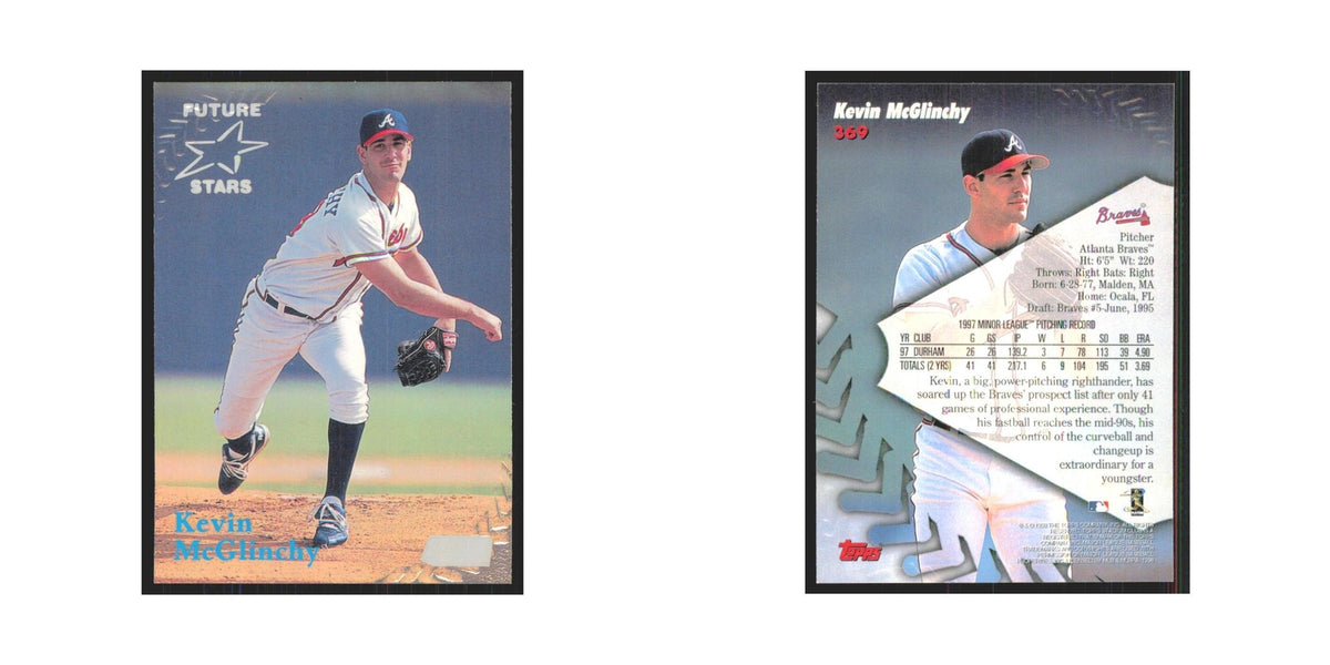 1998 Stadium Club Kevin McGlinchy Braves #369