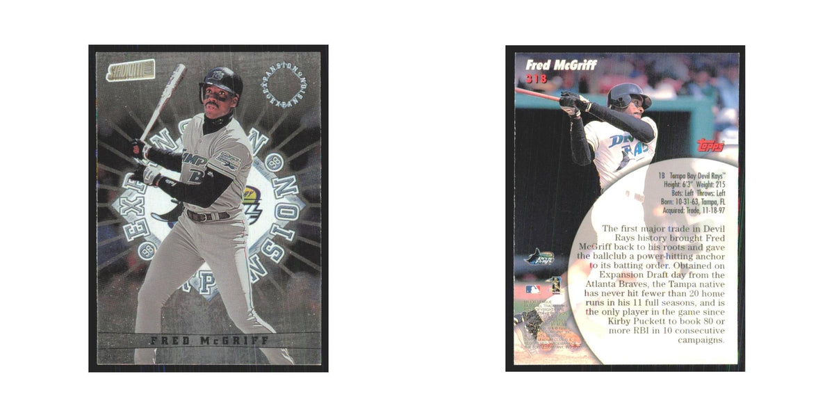1998 Stadium Club Fred McGriff Rays #318