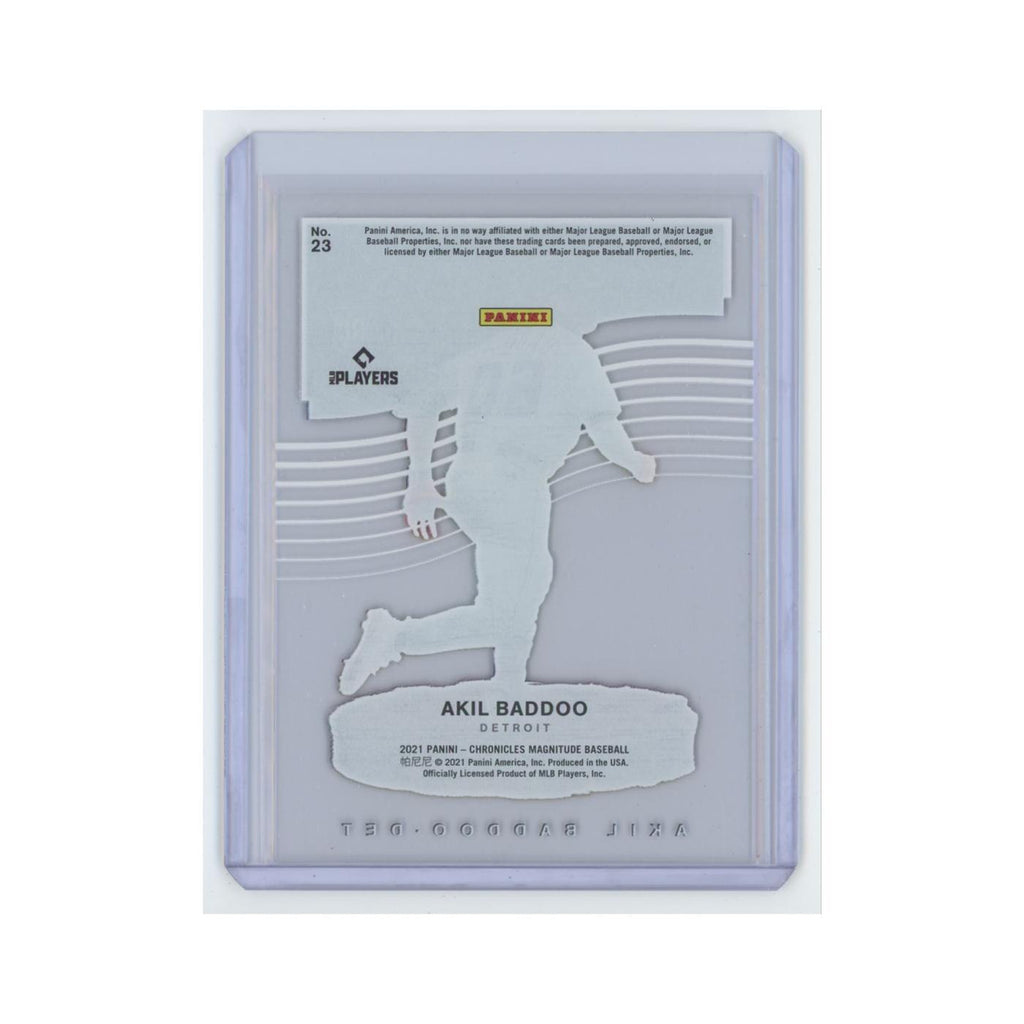 Akil Baddoo Rookie 2021 Panini Chronicles Magnitude #23 Detroit Tigers NM