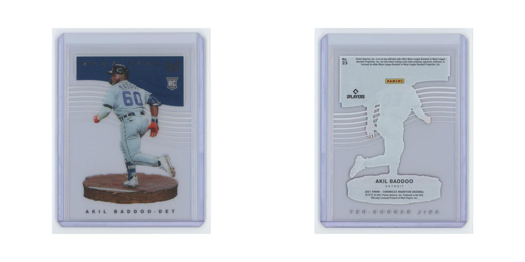Akil Baddoo Rookie 2021 Panini Chronicles Magnitude #23 Detroit Tigers NM