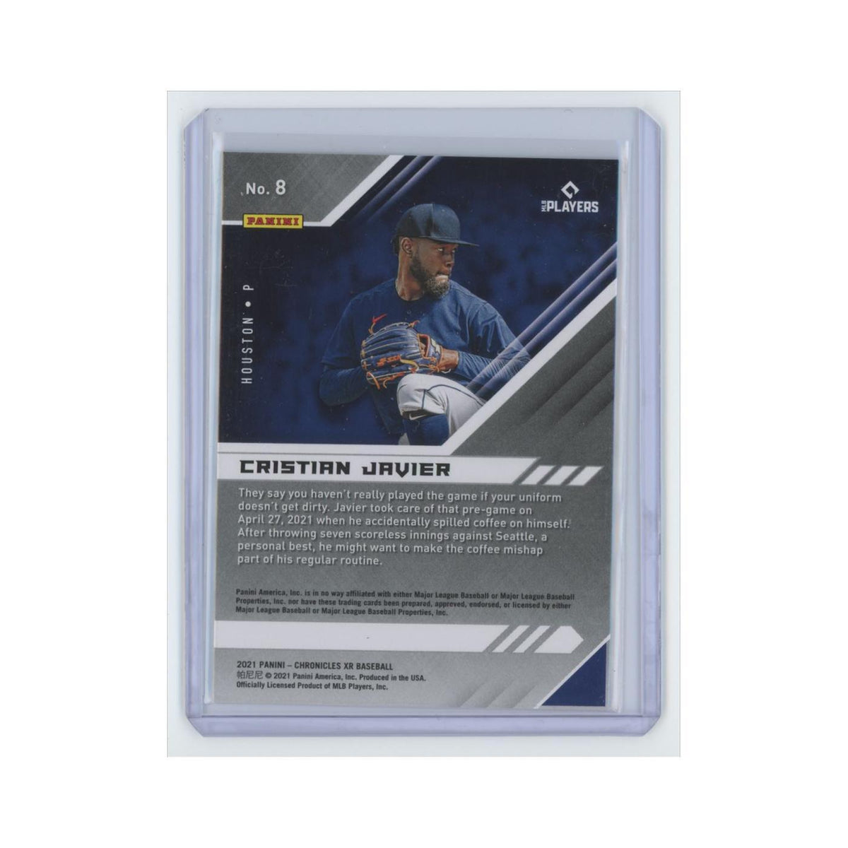 Cristian Javier Rookie 2021 Panini Chronicles XR #8 Houston Astros NM