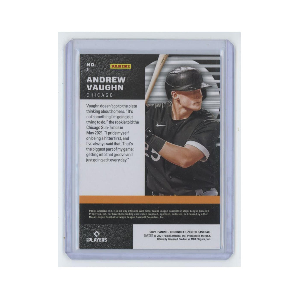 Andrew Vaughn Rookie 2021 Panini Chronicles Zenith #1 Chicago White Sox NM