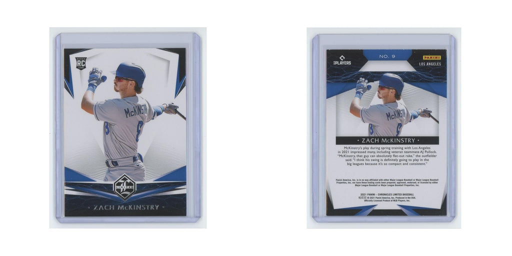 Zach McKinstry Rookie 2021 Panini Chronicles Limited #9 Los Angeles Dodgers NM