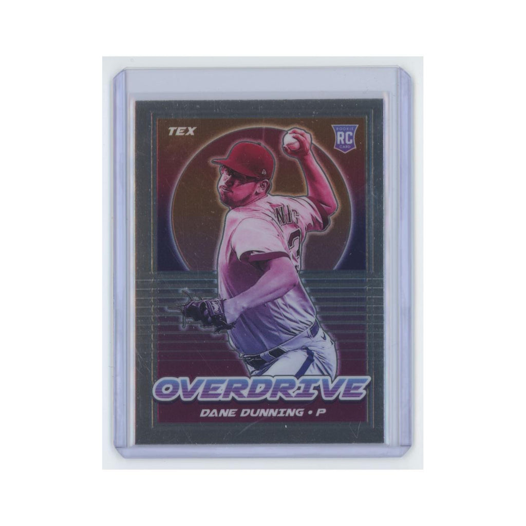 Dane Dunning Rookie 2021 Panini Chronicles Overdrive #16 Texas Rangers NM