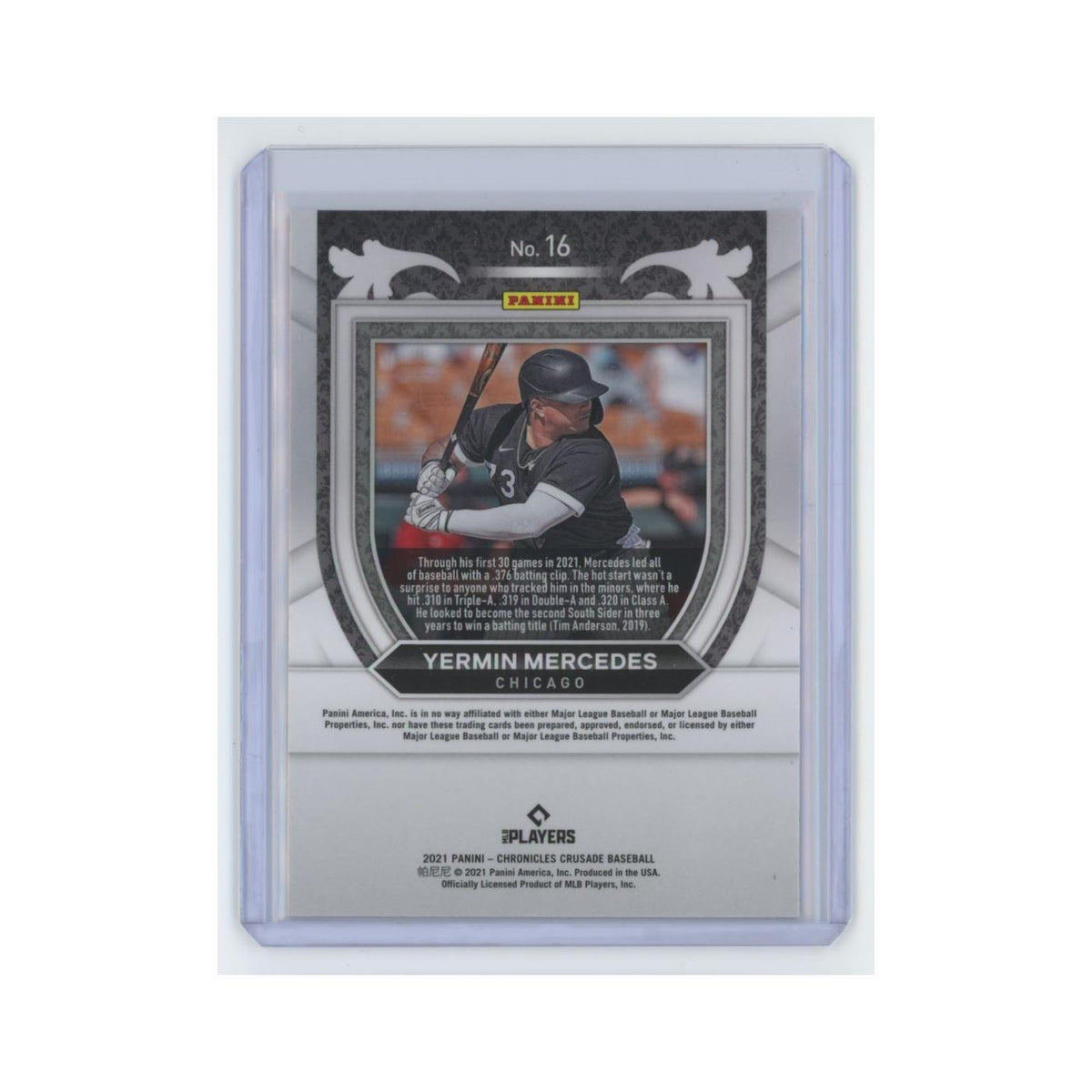Yermin Mercedes Rookie 2021 Panini Chronicles Crusade #16 Chicago White Sox NM