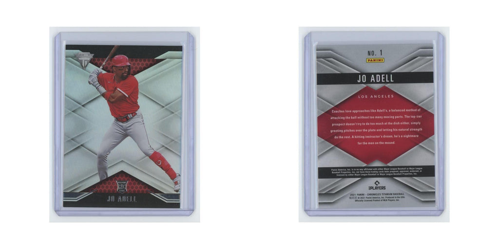 Jo Adell Rookie 2021 Panini Chronicles Titanium #1 Los Angeles Angels NM