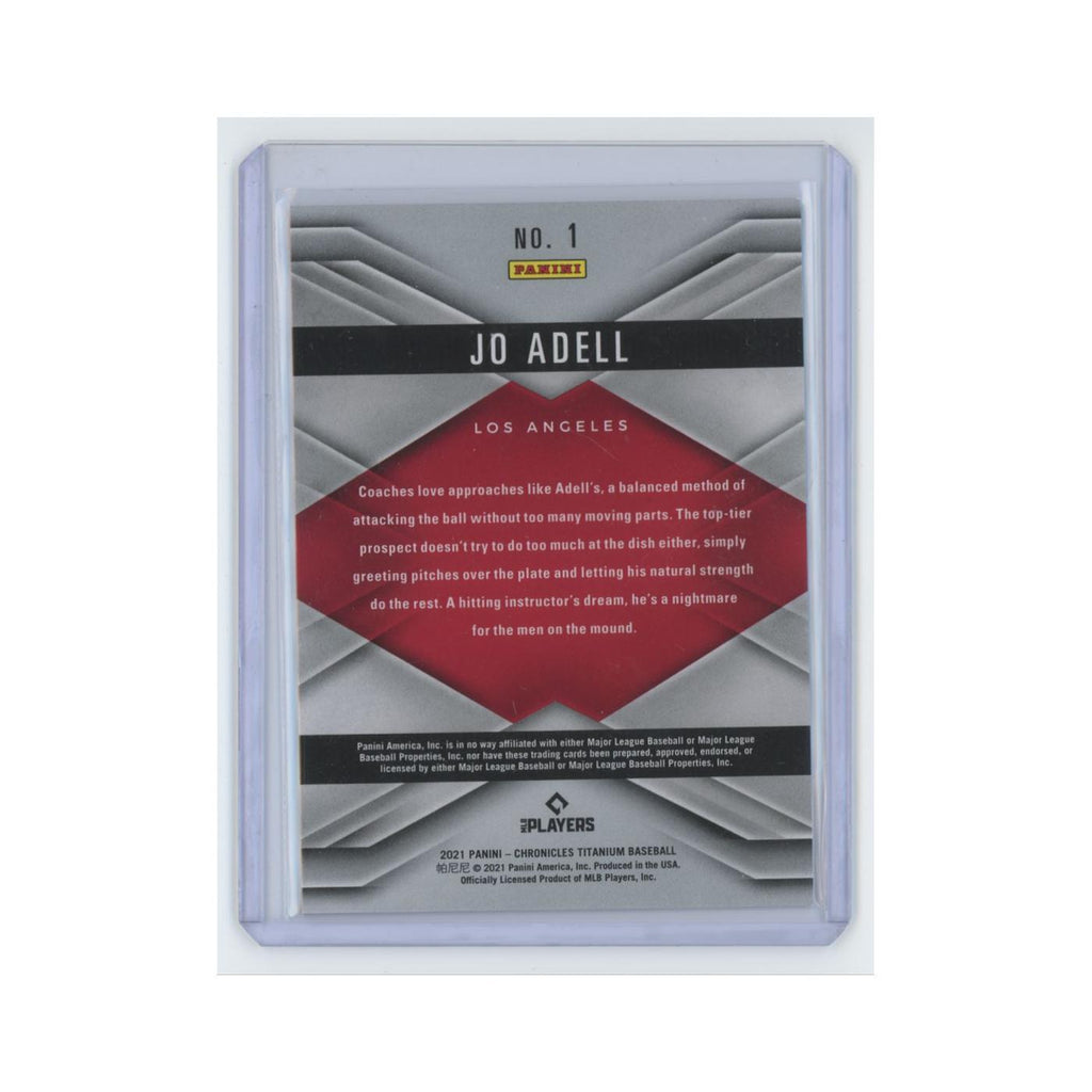 Jo Adell Rookie 2021 Panini Chronicles Titanium #1 Los Angeles Angels NM