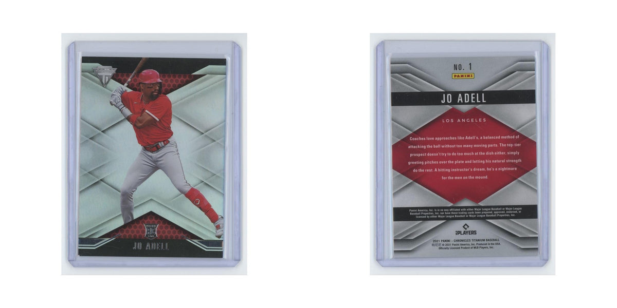 Jo Adell Rookie 2021 Panini Chronicles Titanium #1 Los Angeles Angels NM