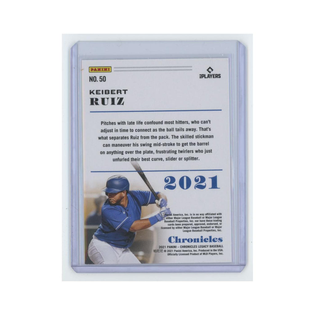 Keibert Ruiz Rookie 2021 Panini Chronicles #50 Los Angeles Dodgers NM