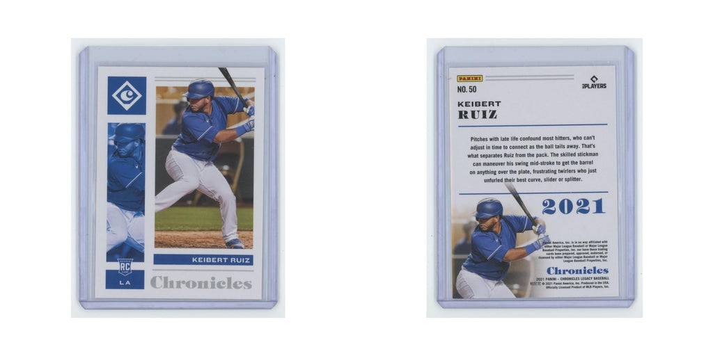 Keibert Ruiz Rookie 2021 Panini Chronicles #50 Los Angeles Dodgers NM