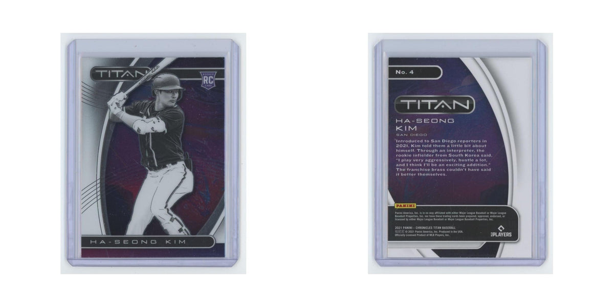 Ha-Seong Kim Rookie 2021 Panini Chronicles Titan #4 San Diego Padres NM