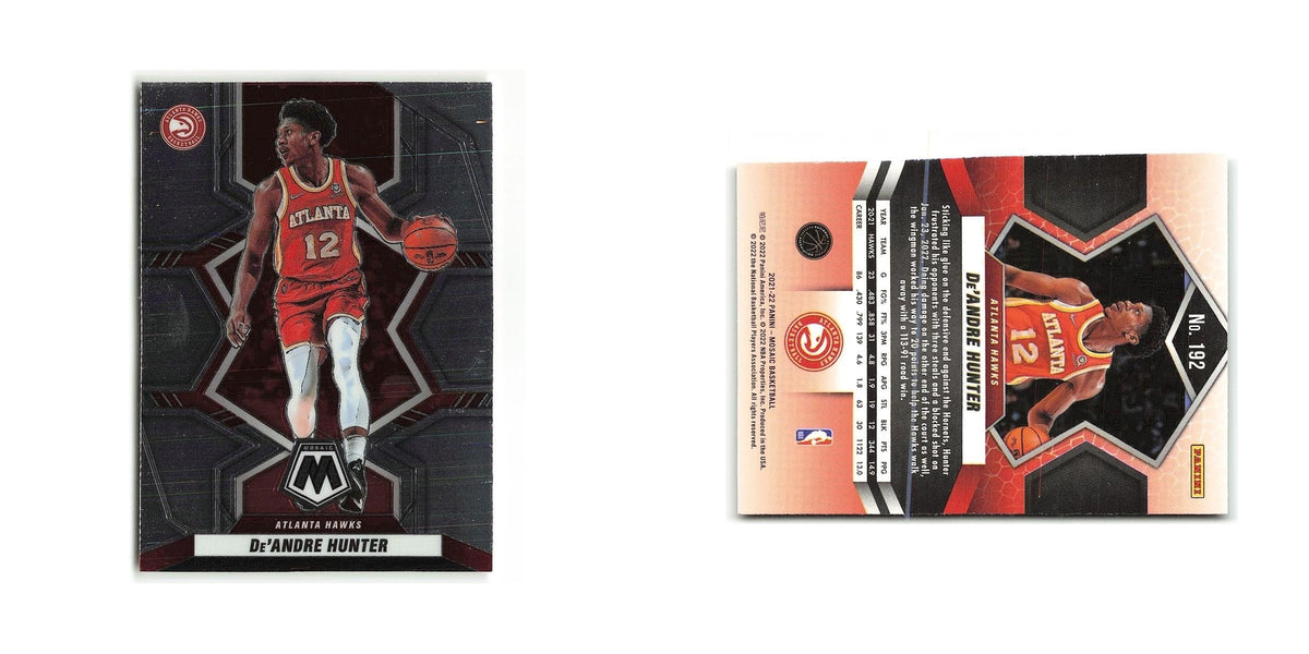 De'Andre Hunter 2022 Panini Mosaic #192 Atlanta Hawks Basketball Card NM