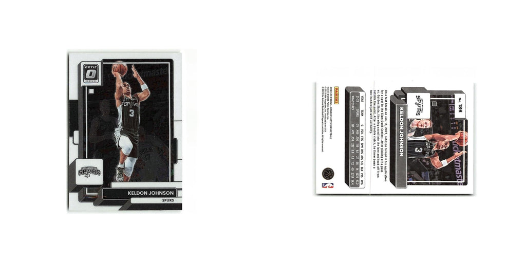 Keldon Johnson 2022 Donruss Optic #186 San Antonio Spurs Basketball Card NM