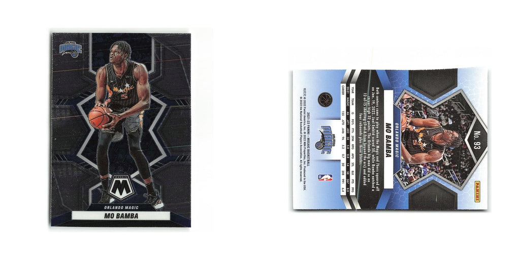 Mo Bamba 2021 Panini Mosaic #93 Orlando Magic Basketball Card NM