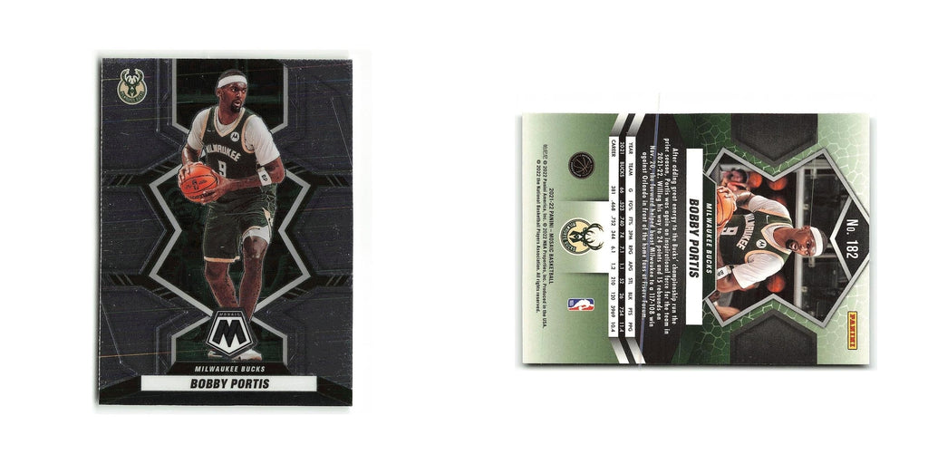 Bobby Portis 2021 Panini Mosaic #182 Milwaukee Bucks Basketball Card NM