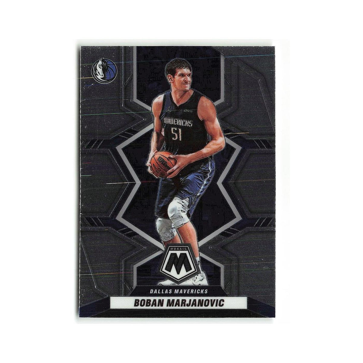 Boban Marjanovic 2021 Panini Mosaic #199 Dallas Mavericks Basketball Card NM