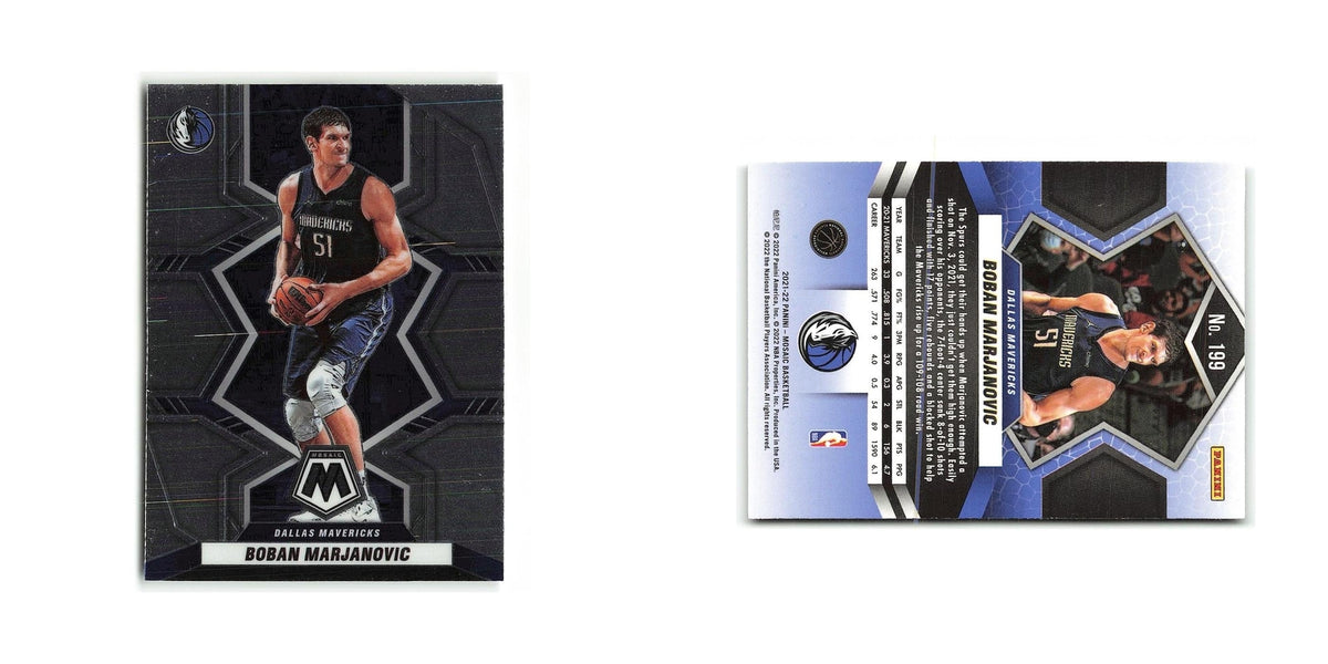 Boban Marjanovic 2021 Panini Mosaic #199 Dallas Mavericks Basketball Card NM