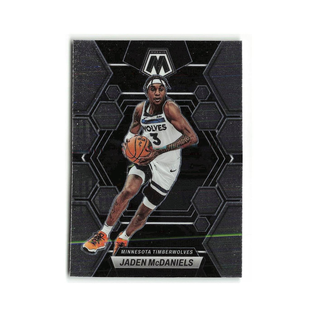 Jaden McDaniels 2022 Panini Mosaic #58 Minnesota Timberwolves Basketball Card NM