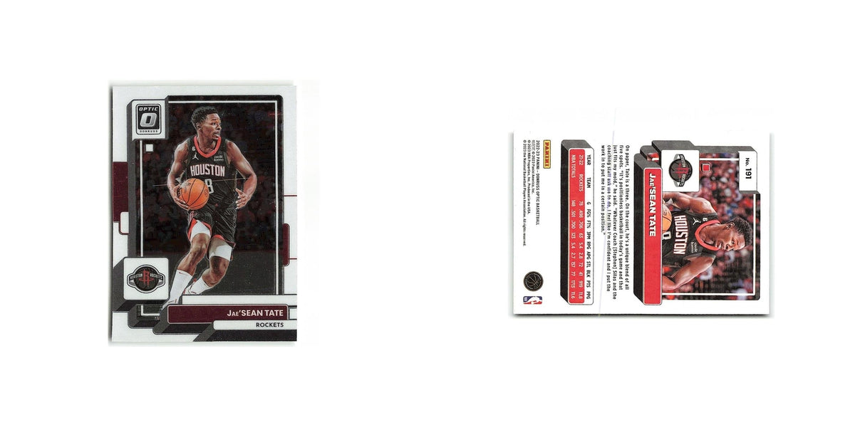 Jae'Sean Tate 2022 Donruss Optic #191 Houston Rockets Basketball Card NM