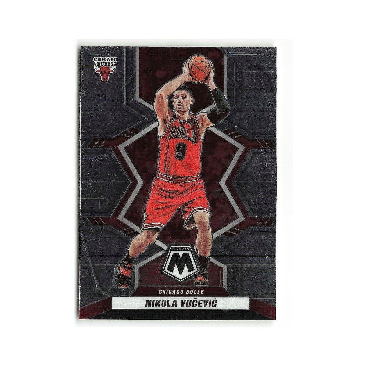 Nikola Vucevic 2021 Panini Mosaic #78 Chicago Bulls Basketball Card NM