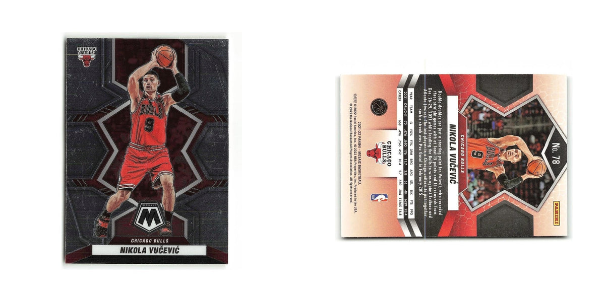 Nikola Vucevic 2021 Panini Mosaic #78 Chicago Bulls Basketball Card NM