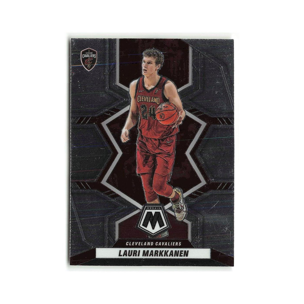 Lauri Markkanen 2021 Panini Mosaic #142 Cleveland Cavaliers Basketball Card NM