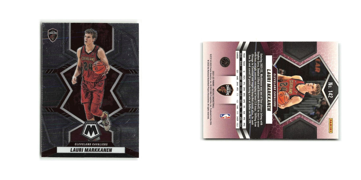 Lauri Markkanen 2021 Panini Mosaic #142 Cleveland Cavaliers Basketball Card NM
