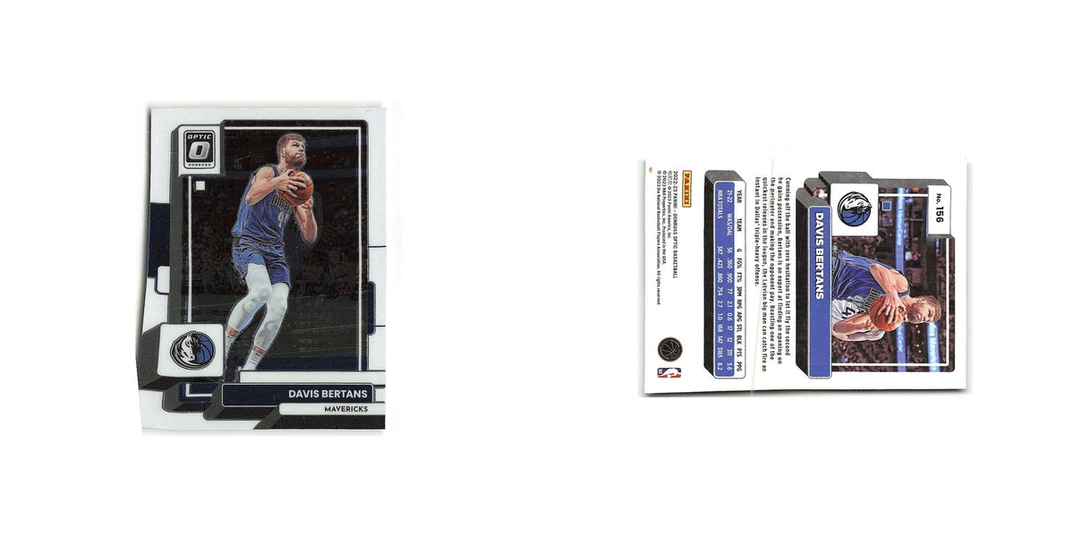 Davis Bertans 2022 Donruss Optic #156 Dallas Mavericks Basketball Card NM
