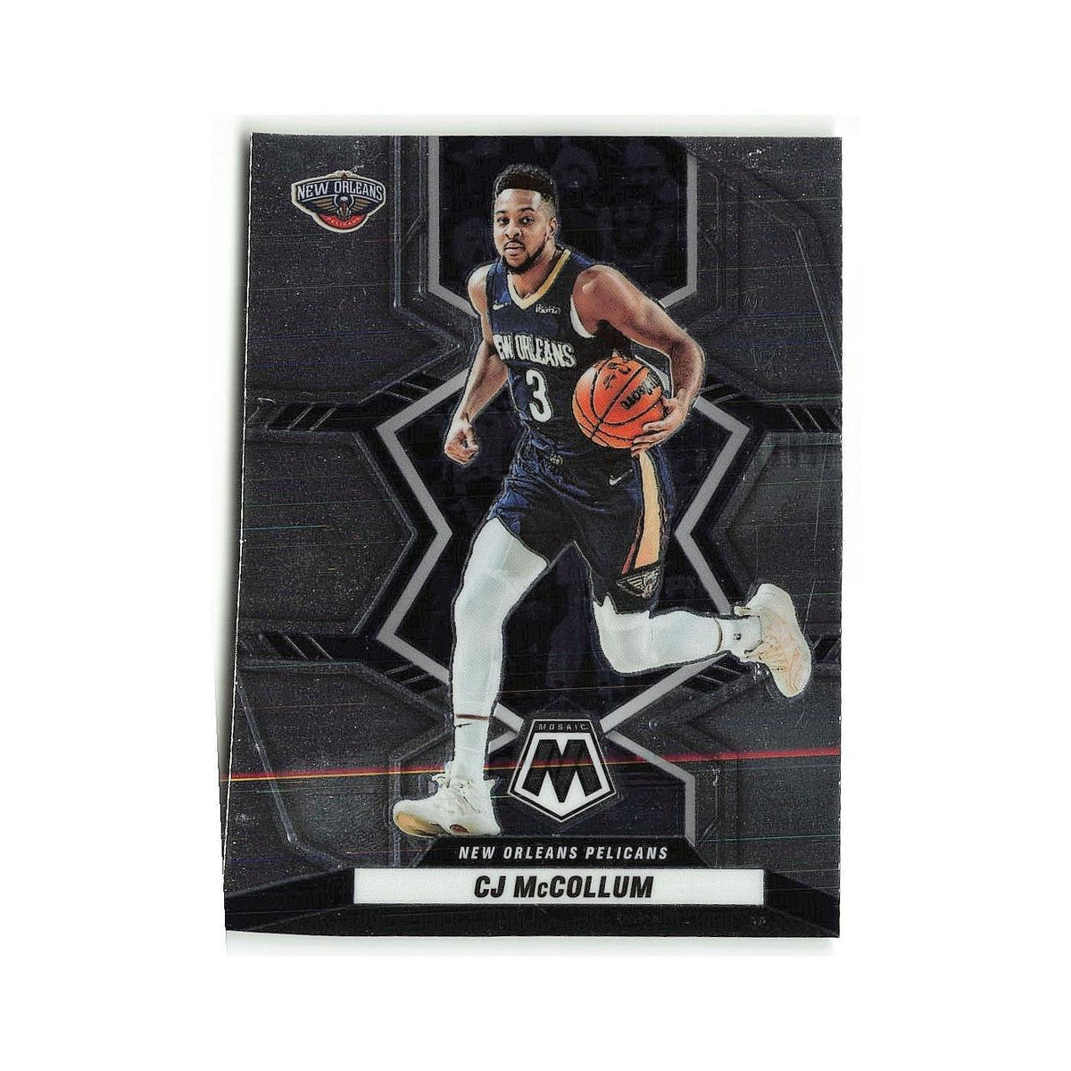 CJ McCollum 2021 Panini Mosaic #5 New Orleans Pelicans Basketball Card NM