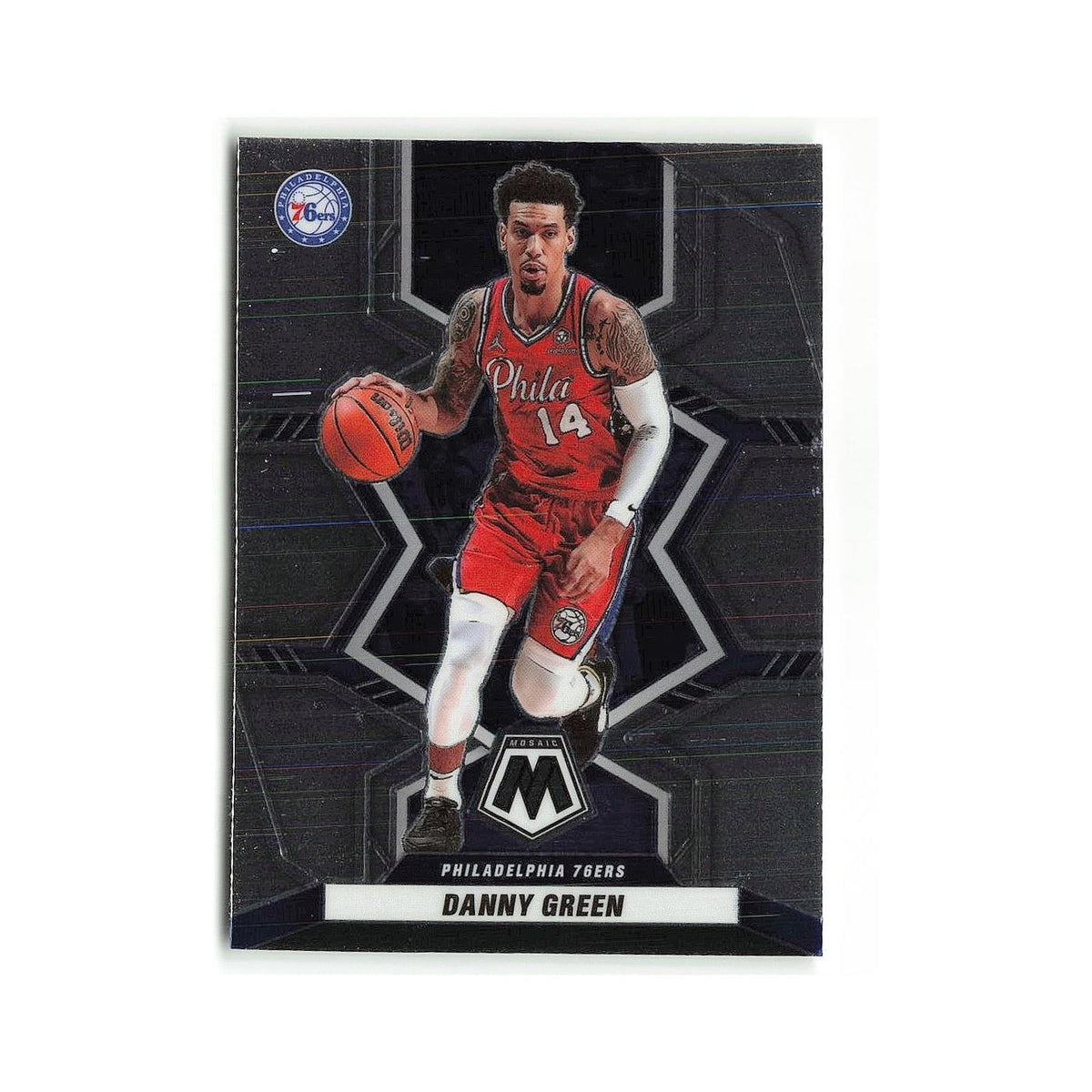 Danny Green 2021 Panini Mosaic #145 Philadelphia 76ers Basketball Card NM