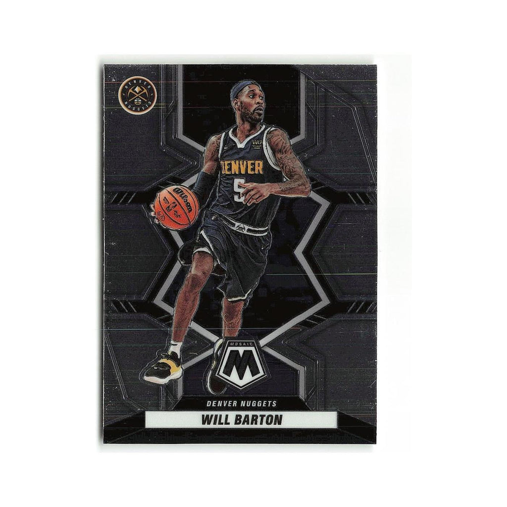 Will Barton 2021 Panini Mosaic #108 Denver Nuggets Basketball Card NM