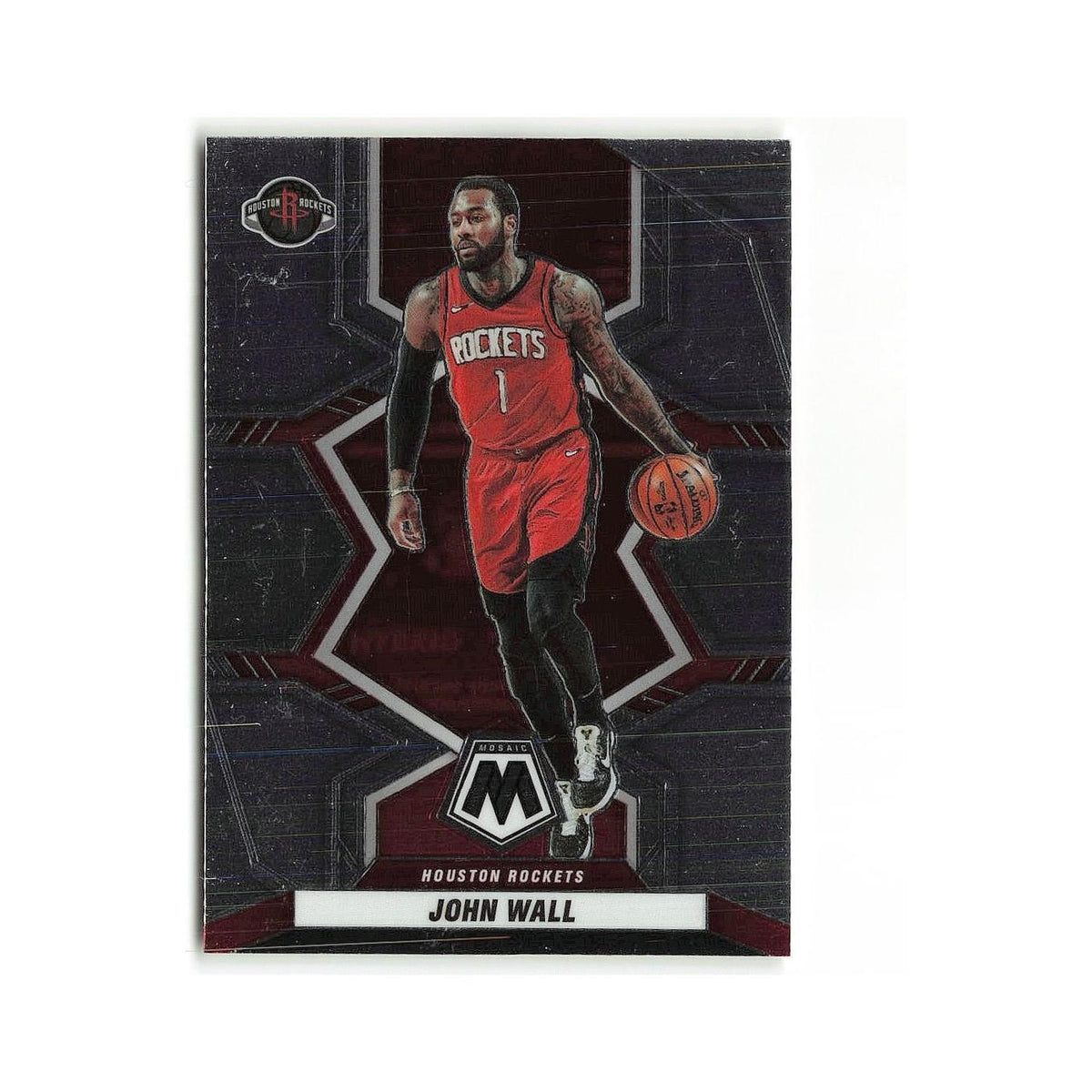 John Wall 2021 Panini Mosaic #115 Houston Rockets Basketball Card NM