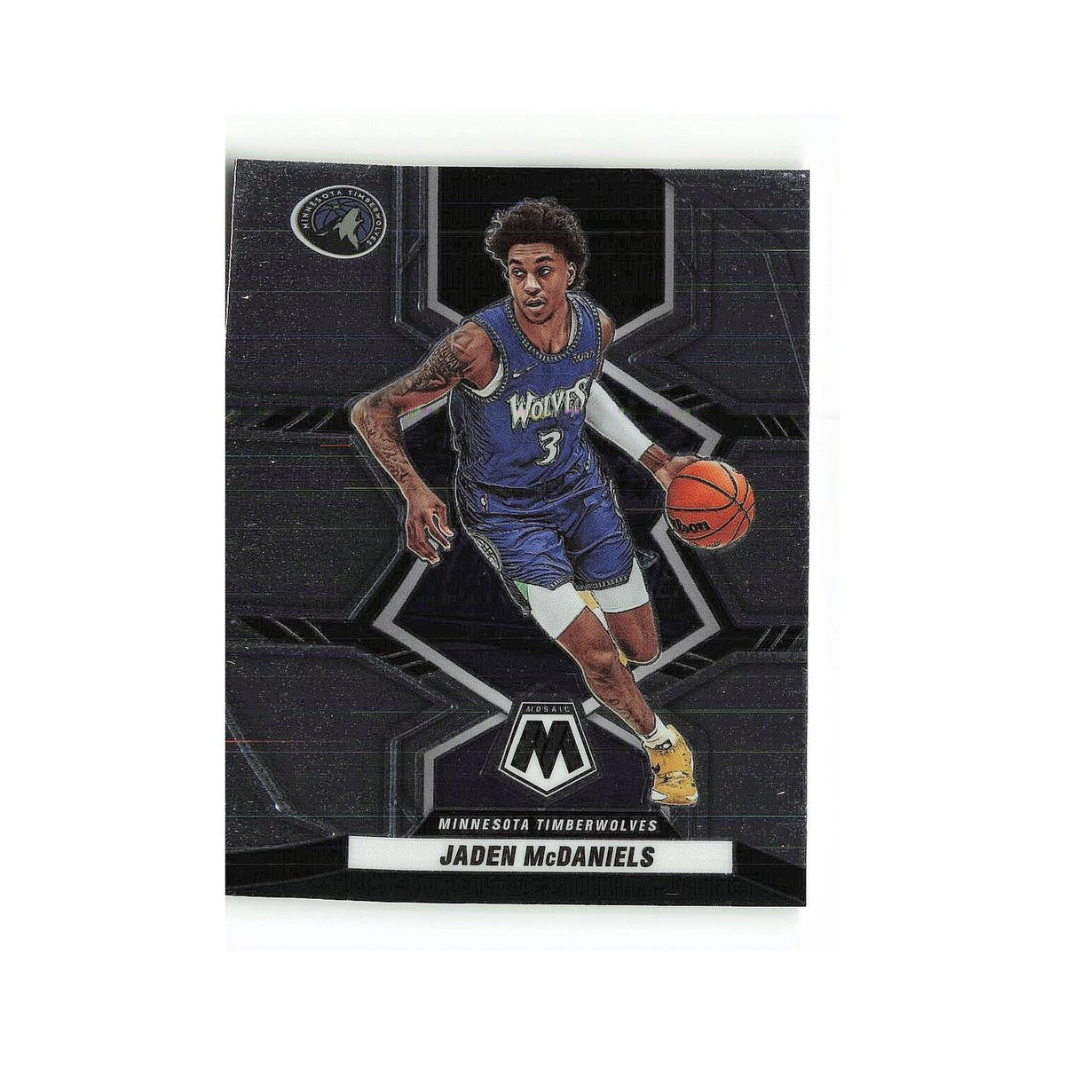Jaden McDaniels 2021 Panini Mosaic #17 Minnesota Timberwolves Basketball Card NM