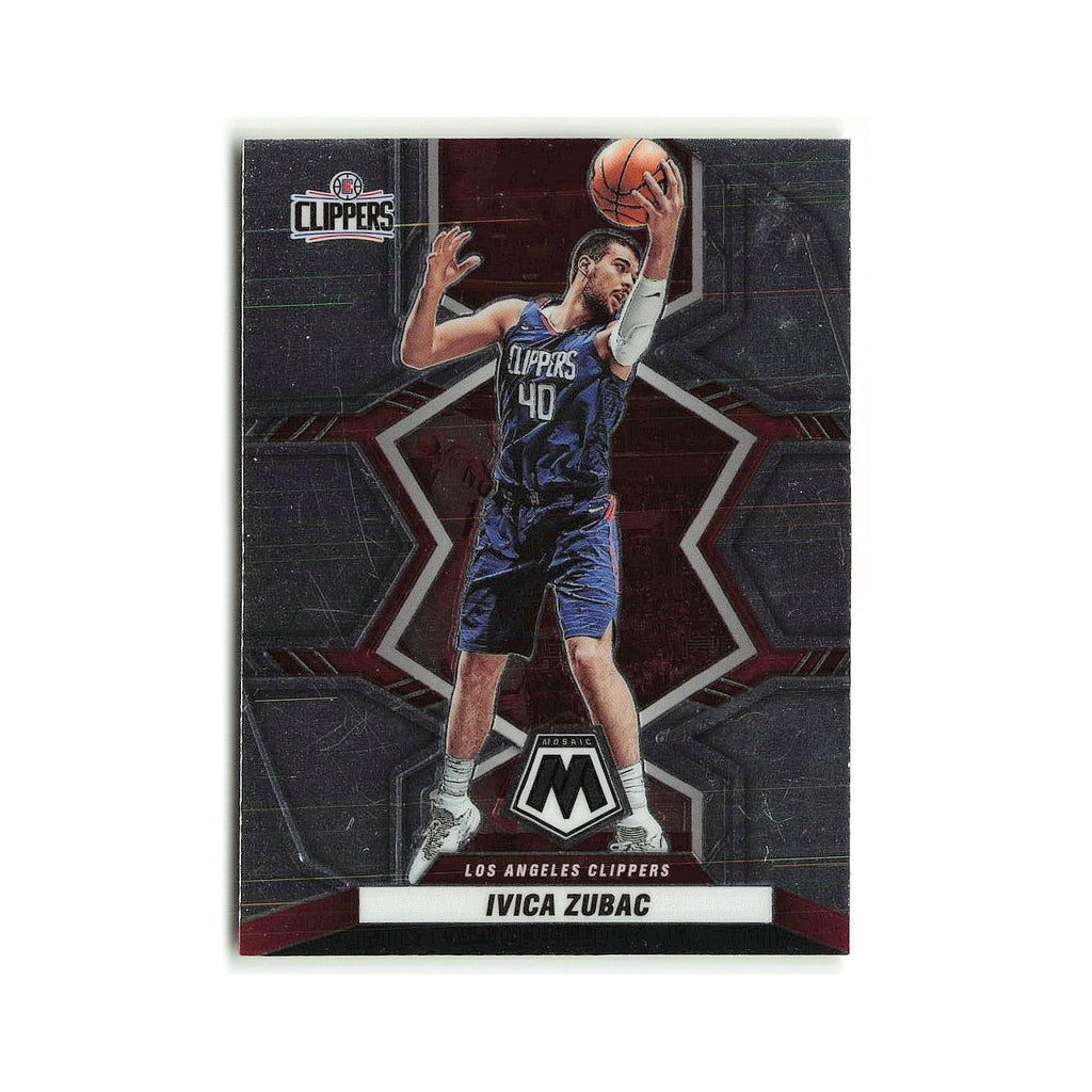 Ivica Zubac 2021 Panini Mosaic #21 Los Angeles Clippers Basketball Card NM