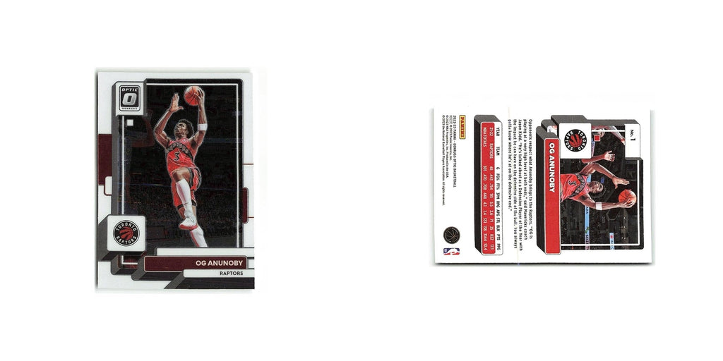 OG Anunoby 2022 Donruss Optic #1 Toronto Raptors Basketball Card NM