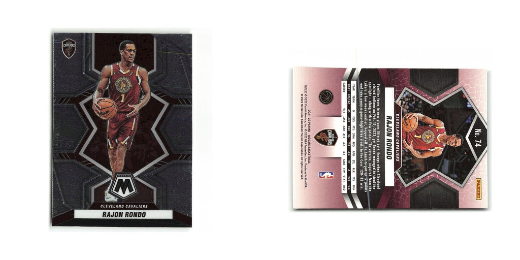 Rajon Rondo 2021 Panini Mosaic #74 Cleveland Cavaliers Basketball Card NM