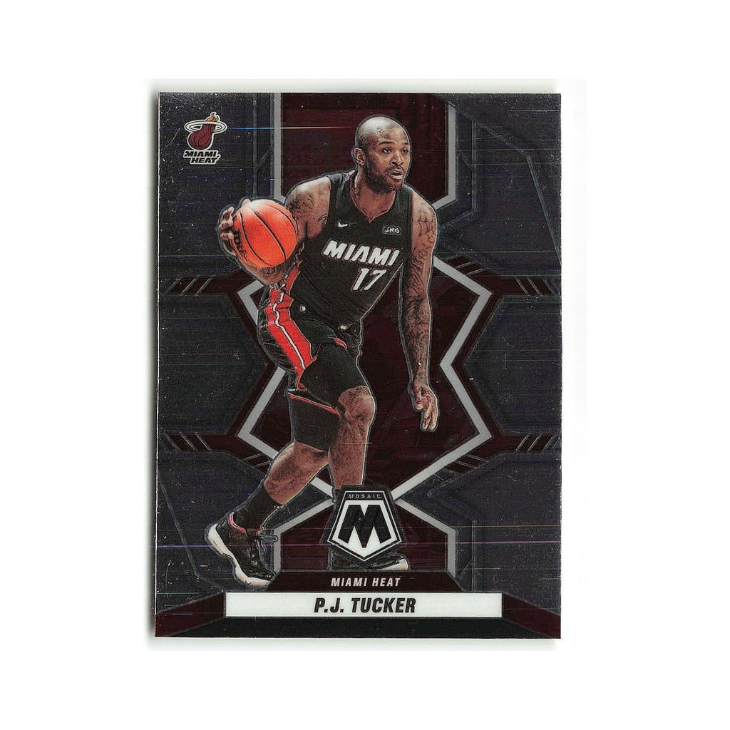 P.J. Tucker 2021 Panini Mosaic #44 Miami Heat Basketball Card NM