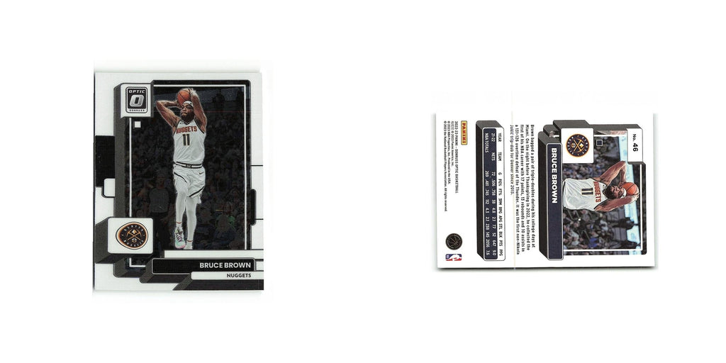 Bruce Brown 2022 Donruss Optic #46 Denver Nuggets Basketball Card NM