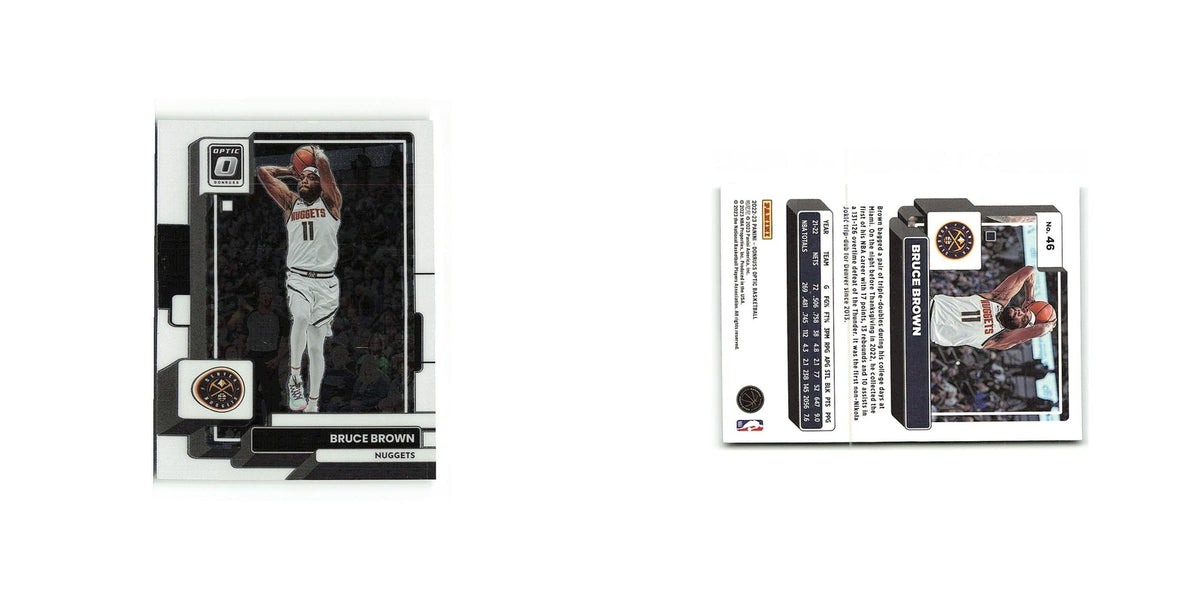 Bruce Brown 2022 Donruss Optic #46 Denver Nuggets Basketball Card NM