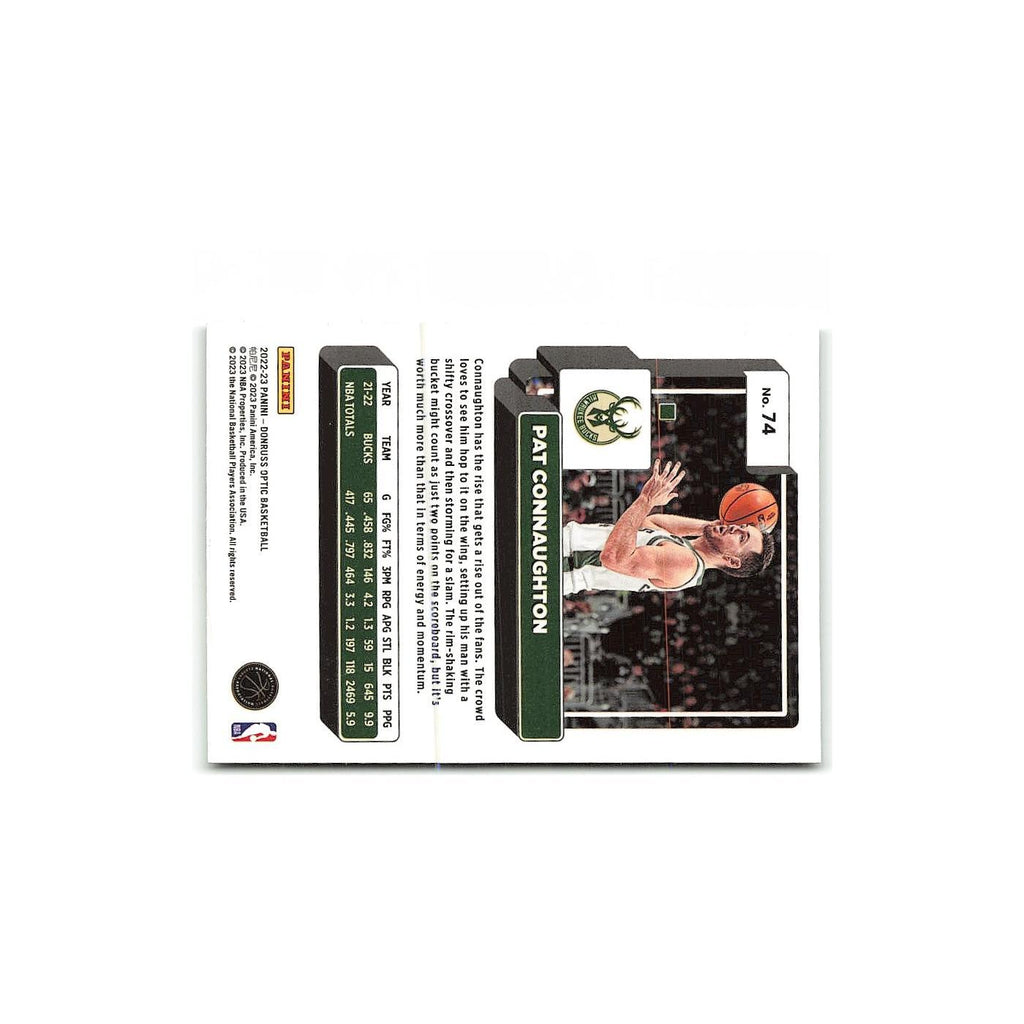 Pat Connaughton 2022 Donruss Optic #74 Milwaukee Bucks Basketball Card NM