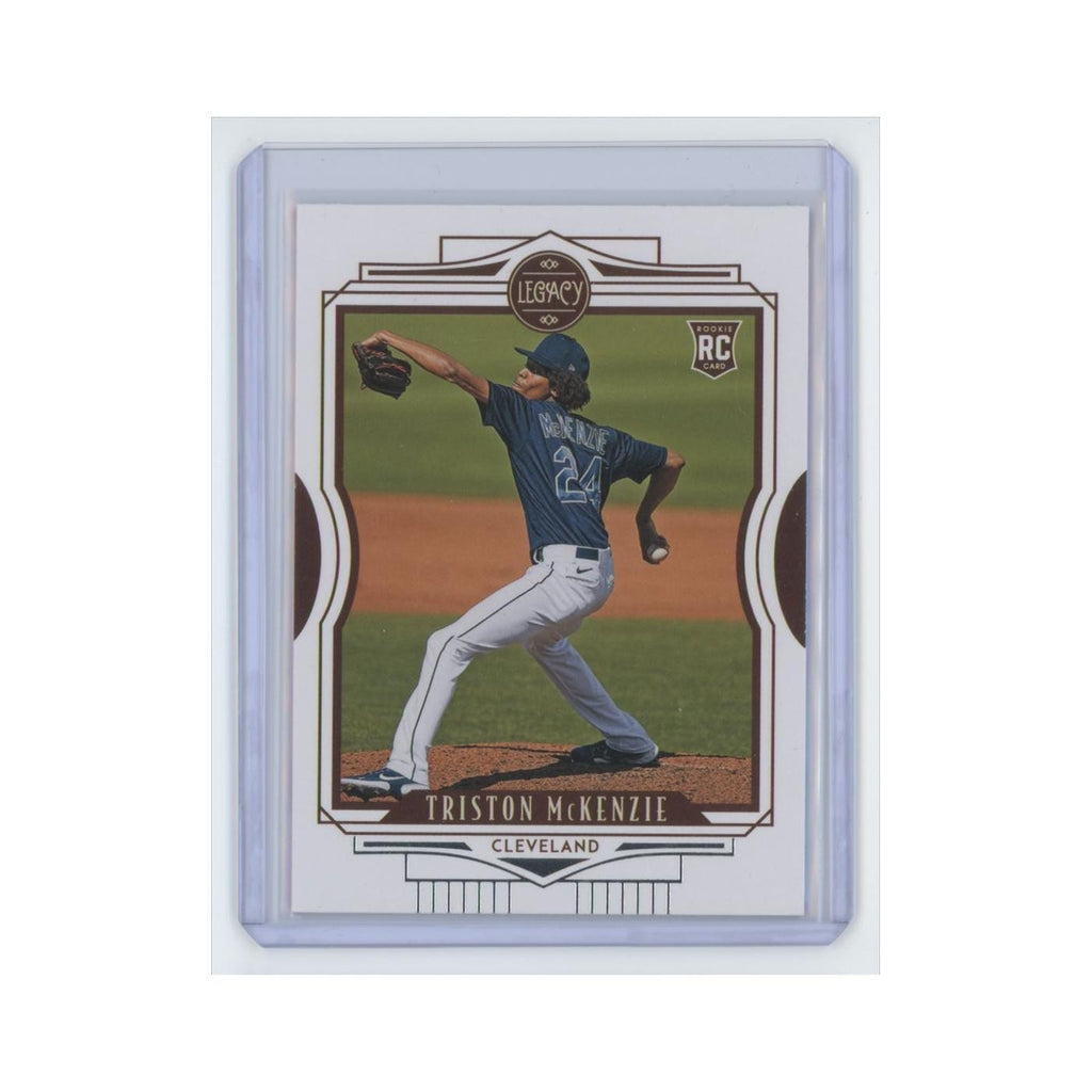 Triston McKenzie Rookie 2021 Panini Chronicles Legacy #13 Cleveland Indians NM