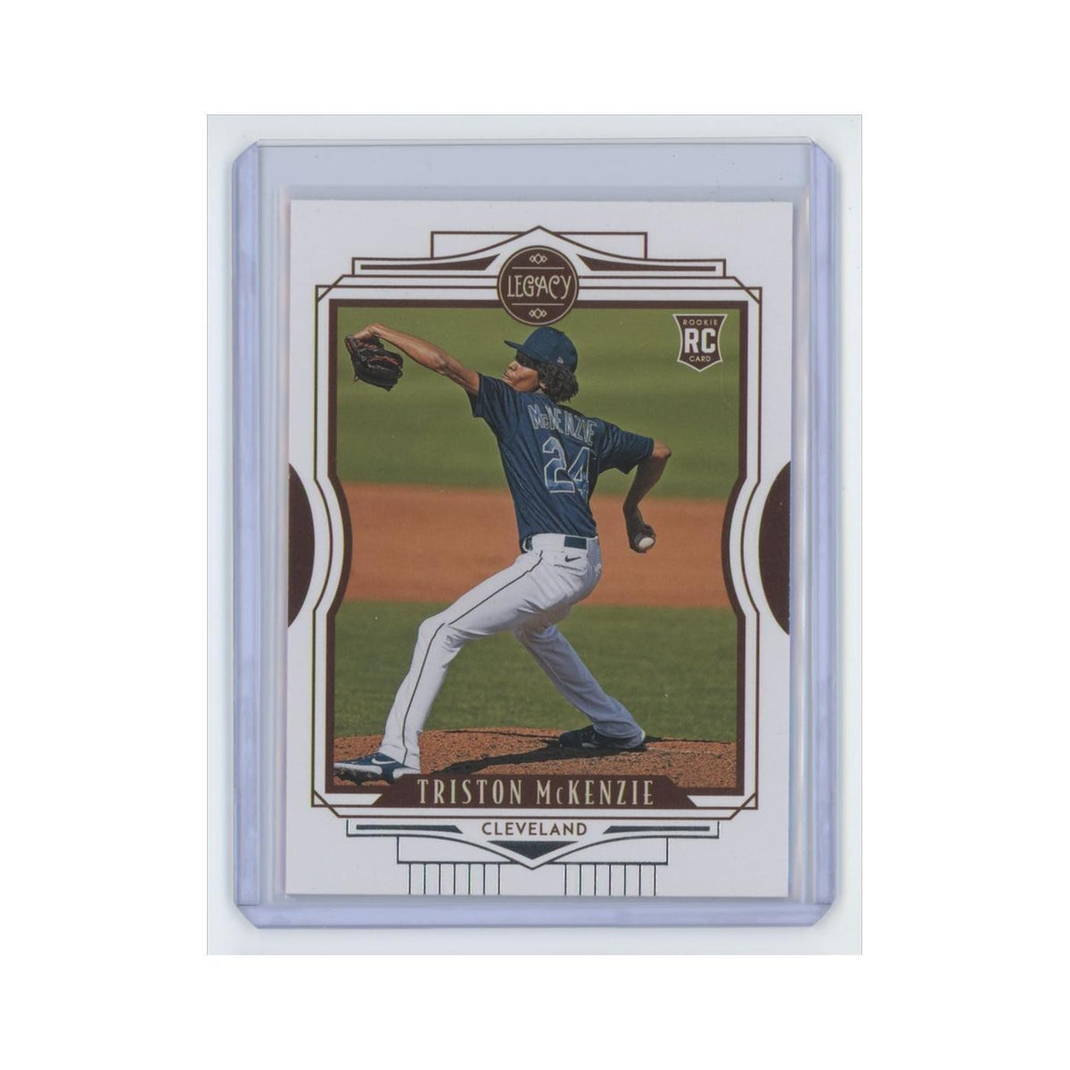 Triston McKenzie Rookie 2021 Panini Chronicles Legacy #13 Cleveland Indians NM