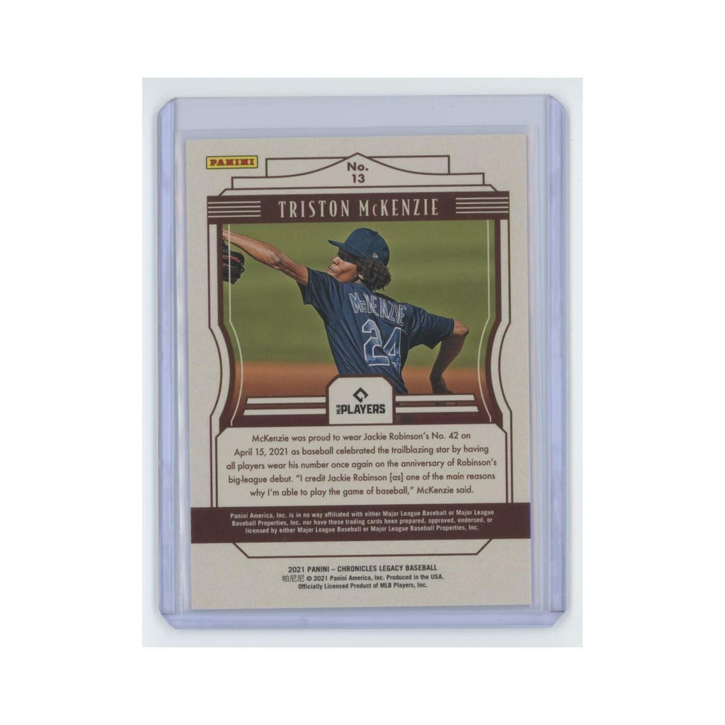 Triston McKenzie Rookie 2021 Panini Chronicles Legacy #13 Cleveland Indians NM